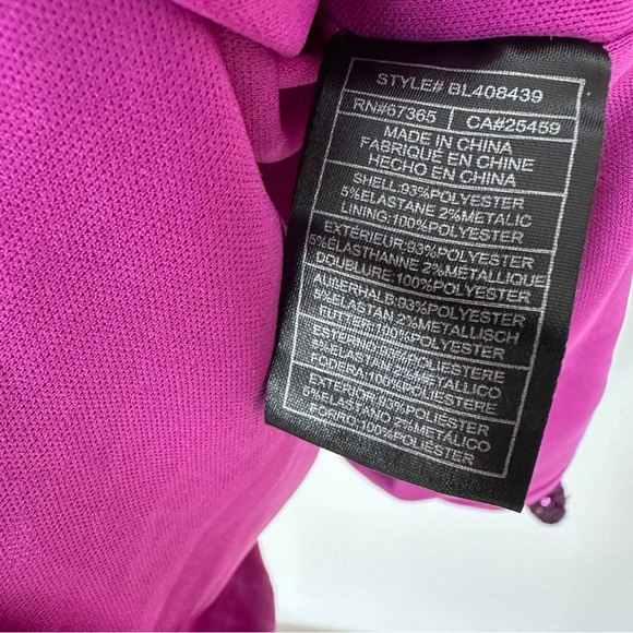 Steve Madden | Fuchsia Sequin Long-Sleeve Mini Dress | NWT | Size S - Picture 5 of 7